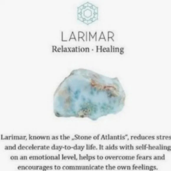 Larimar Gemstone 925 Sterling Silver Handmade Ring - Picture 2 of 2